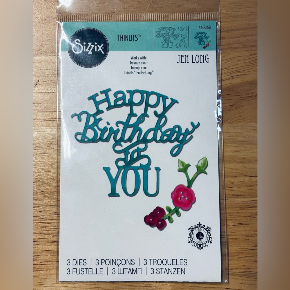 Sizzix Happy Birthday To You Thinlits Die Set - 660368